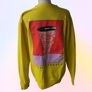 Yellow Disco Tornado Sweatshirt